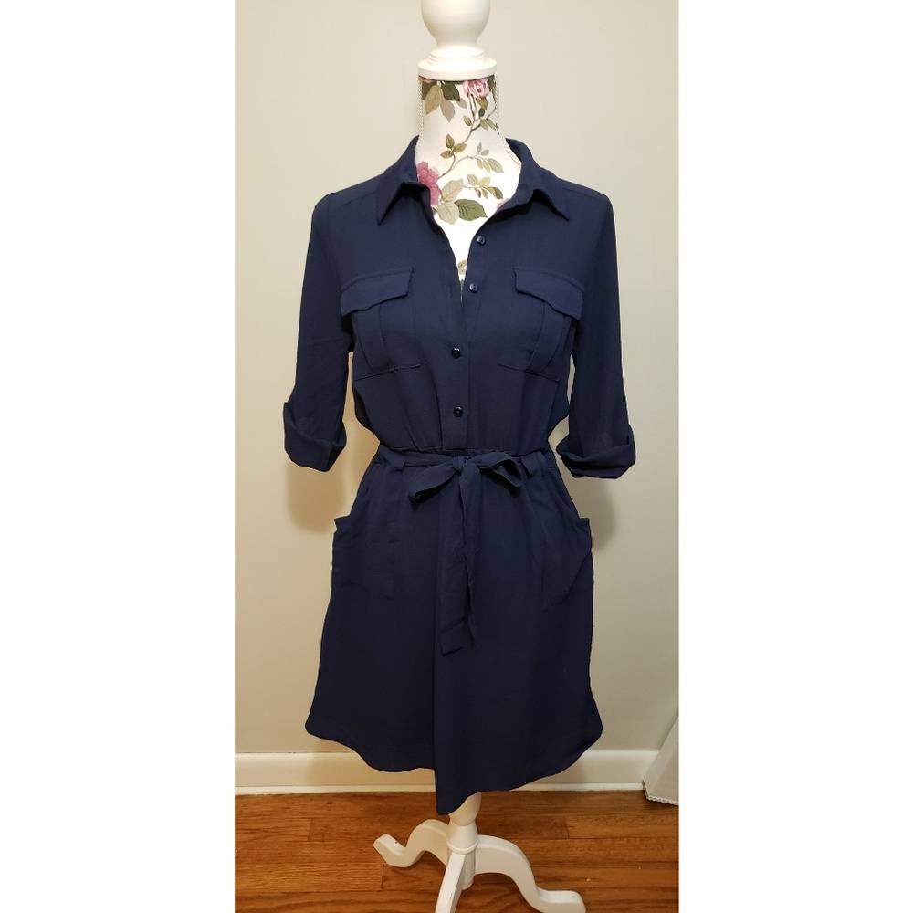 Navy blue dress